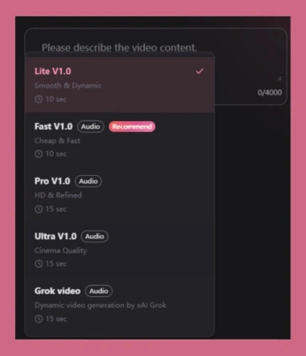 AI Video Creation Models